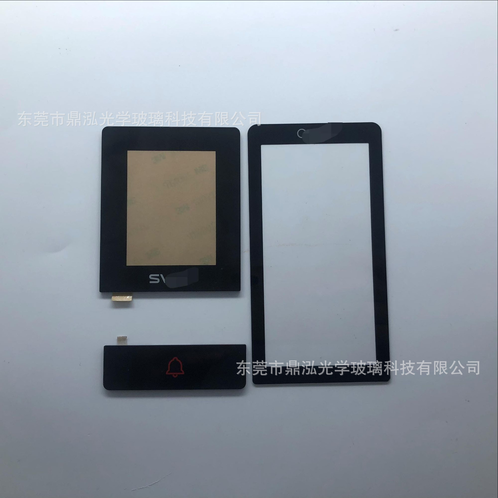 小工厂定制酒店指纹锁触摸钢化玻璃面板 家用智能密码锁玻璃面板