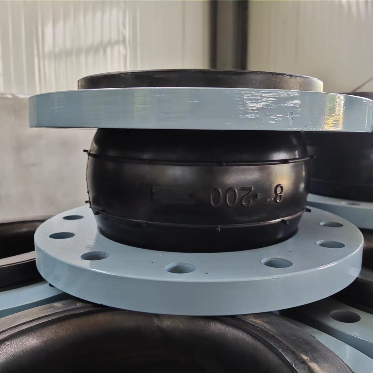 可曲挠单球体橡胶减震接头 JGD法兰橡胶软连接管道用膨胀节厂家