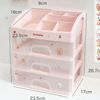 Large -capacity storage box drawer -type desktop makeup box cosmetics desk to arrange boxes standing rack student desk