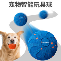 国境を越えた新しい人気のスマートペットおもちゃボール、犬用自動猫面白いボール、電動ローリングボール、退屈解消ボール、噛みつきにくい