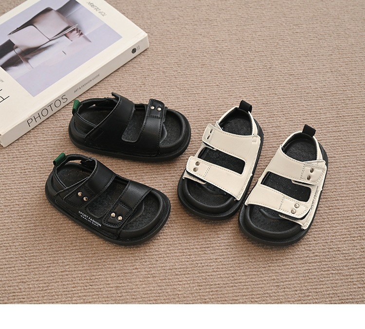 Boys Sandals Soft Soled Summer Beach Shoes For Kids And Students_voghion.com
