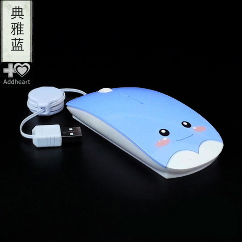 Elegant Blue-retractable line