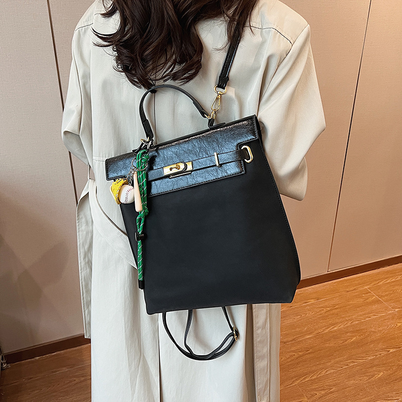 Mochila de nicho retro para mujer 2024 otoño nuevo bolso de estudiante de moda de moda versión coreana bolso de hombro de alta gama