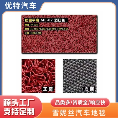 Car Carpet loop pile floor mat fabric