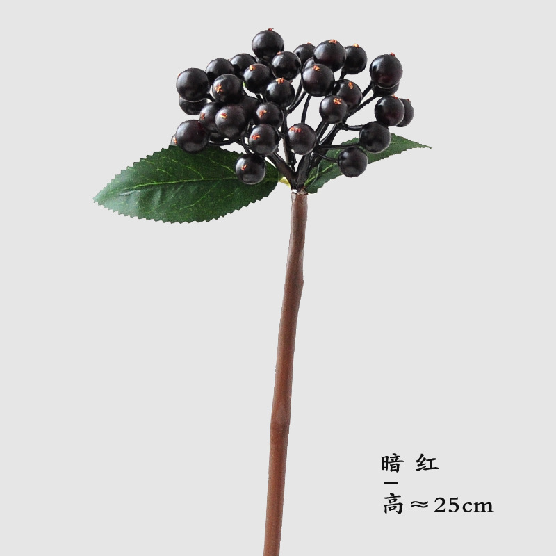 진한 빨간색