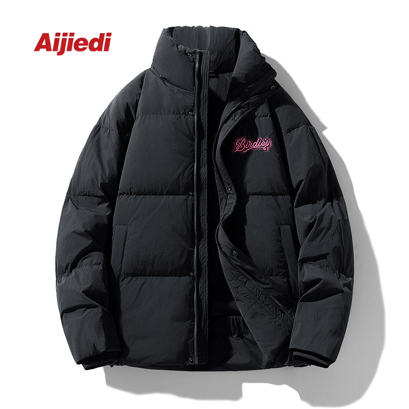 Warm demi-season windproof waterproof down jacket