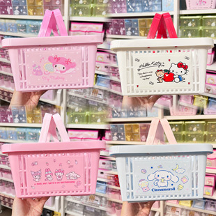 Family Series Cinnamon Dog Melody Hand Basket Cute Hello Kitty Gemini Bathroom Storage Basket Others