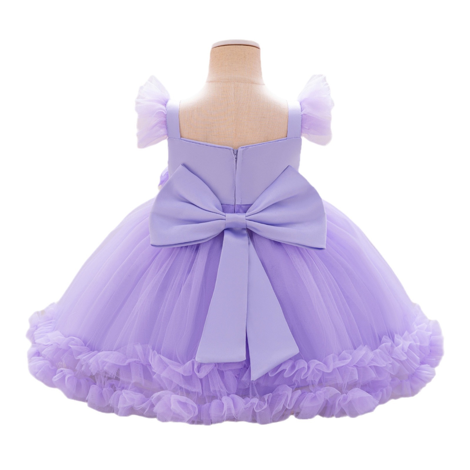 Vestido de princesa para niñas, vestido de novia de flores, vestido de novia de chiquita, vestido de noche para niños, vestido de aniversario para bebés