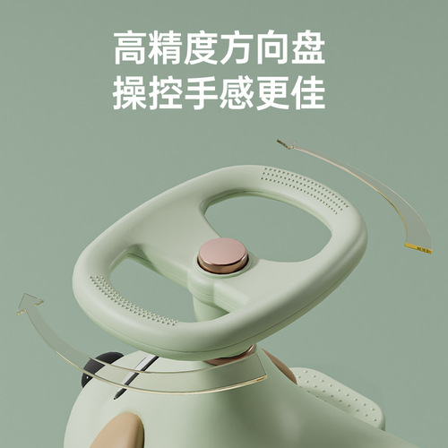 Twist car for children 1 to 3 years old, silent wheels, anti-rollover, adults can sit on the baby yo-yo car, balance rocking car for boys and girls