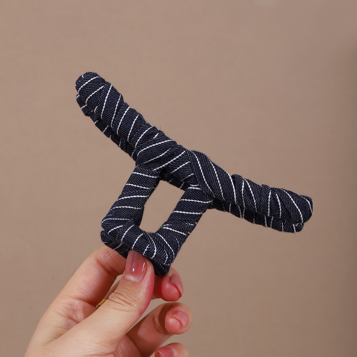 Cuadrado blanco y negro Strip Grip Clip