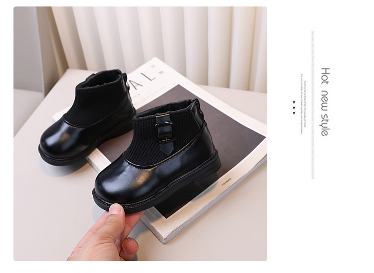 Kinder Martin Boots Gefüttert Warme Winterstiefel Für Mädchen_voghion.com