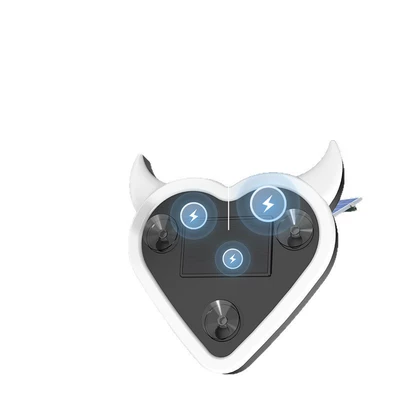 Solar-Powered Triangular Window Heart-Shaped: Other Automotive Interior Supplies