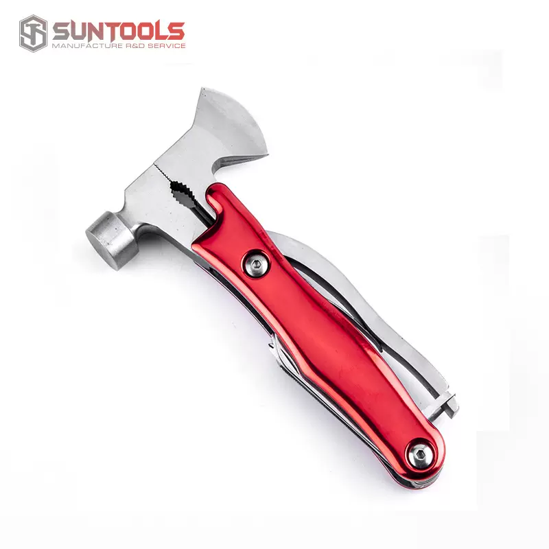 户外多功能斧头安全锤求生锤汽车工具多功能刀钳锤救生锤多用锤子