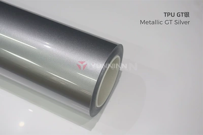 Auto Color Change Film | change film, full car wrap - tpu-gt-silver-15215m