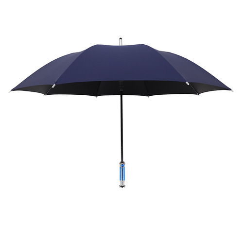 27-inch double-hand golf umbrella with fiber ribs, business advertising umbrella, logo imprintable