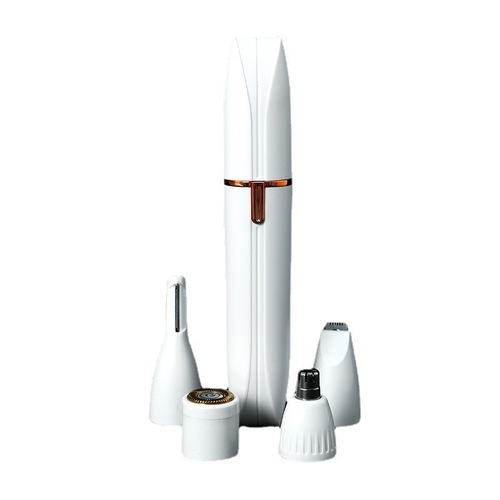 Cross-border new product four-in-one women's shaver USB rechargeable electric eyebrow trimmer, sideburn and nose hair trimmer, lip and armpit hair trimmer