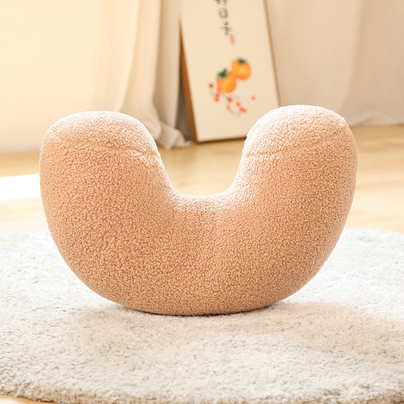 Ins almohada esférica blanca nórdica rosa almohada de torsión lunar donut anacaju geometría de forma diferente lote de respaldo