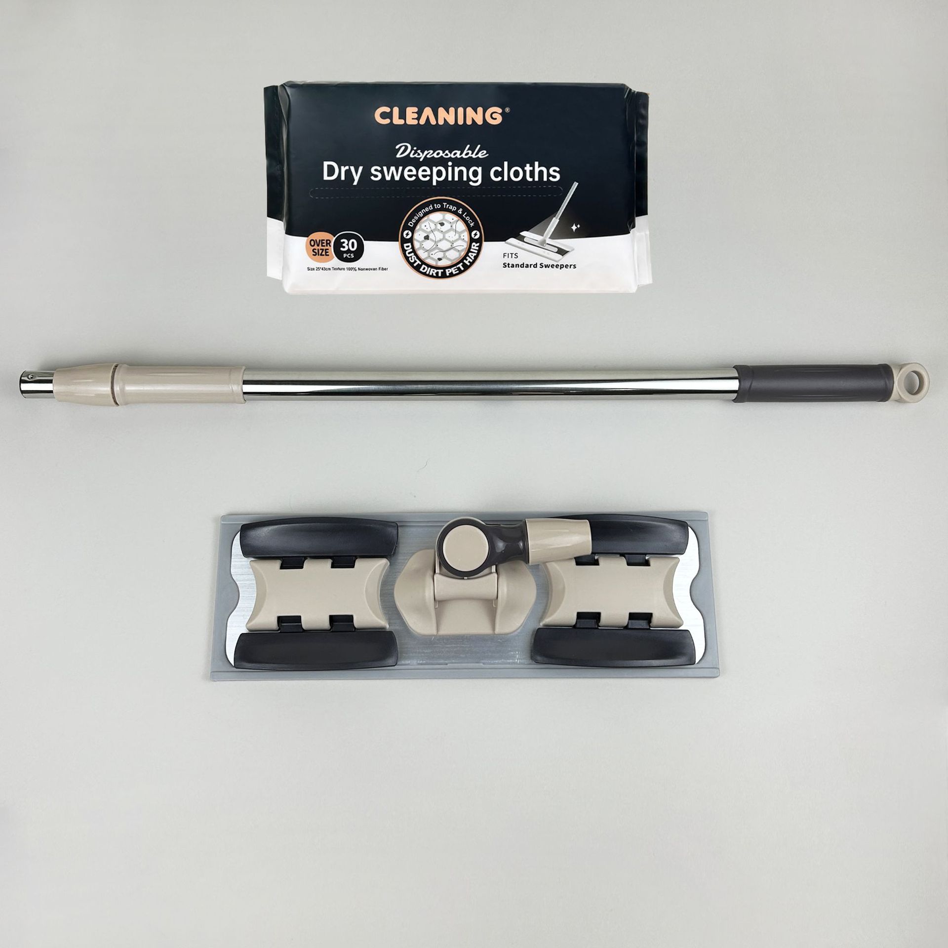 Papel de eliminación de polvo electrostático más grande, papel de succión, fregona, limpieza de cabello sin polvo para el hogar, papel de fregona desechable