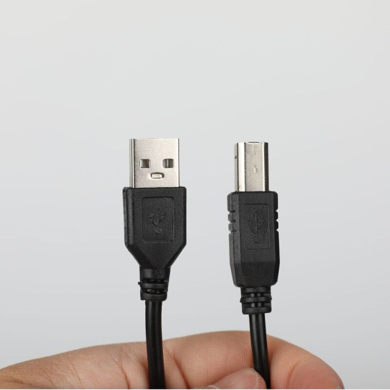 Computer printer USB cable HD data line square pin type printing line thermal printer adapter cable Computer printer USB cable HD data line square pin type printing line thermal printer adapter cable