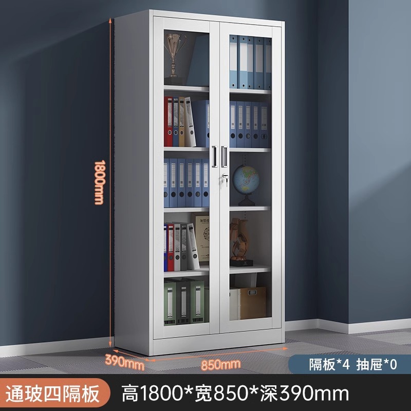 gabinete de comprobantes financieros de acero grueso gabinete de archivos de contabilidad de oficina con bloqueo armario de archivo de hoja de hierro multicapa