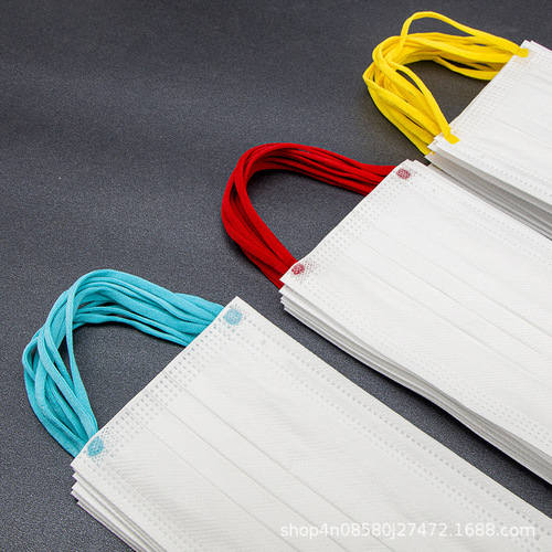Sanwei manufacturer wholesale dropshipping adult style fashionable breathable colorful ear straps three-layer protection disposable contrasting colors