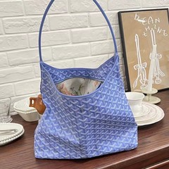 Goyard/戈雅鸢尾紫hobo腋下包2025新款大容量拉链单肩包女斜挎包