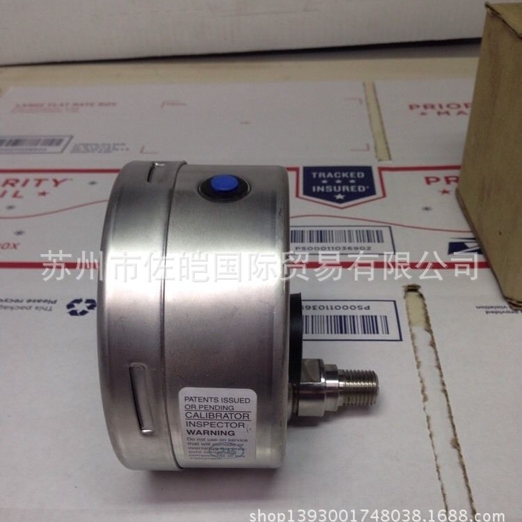 美国ASHCROFT雅斯科品牌液压压力表 通过FM认证原装25-1009SW表