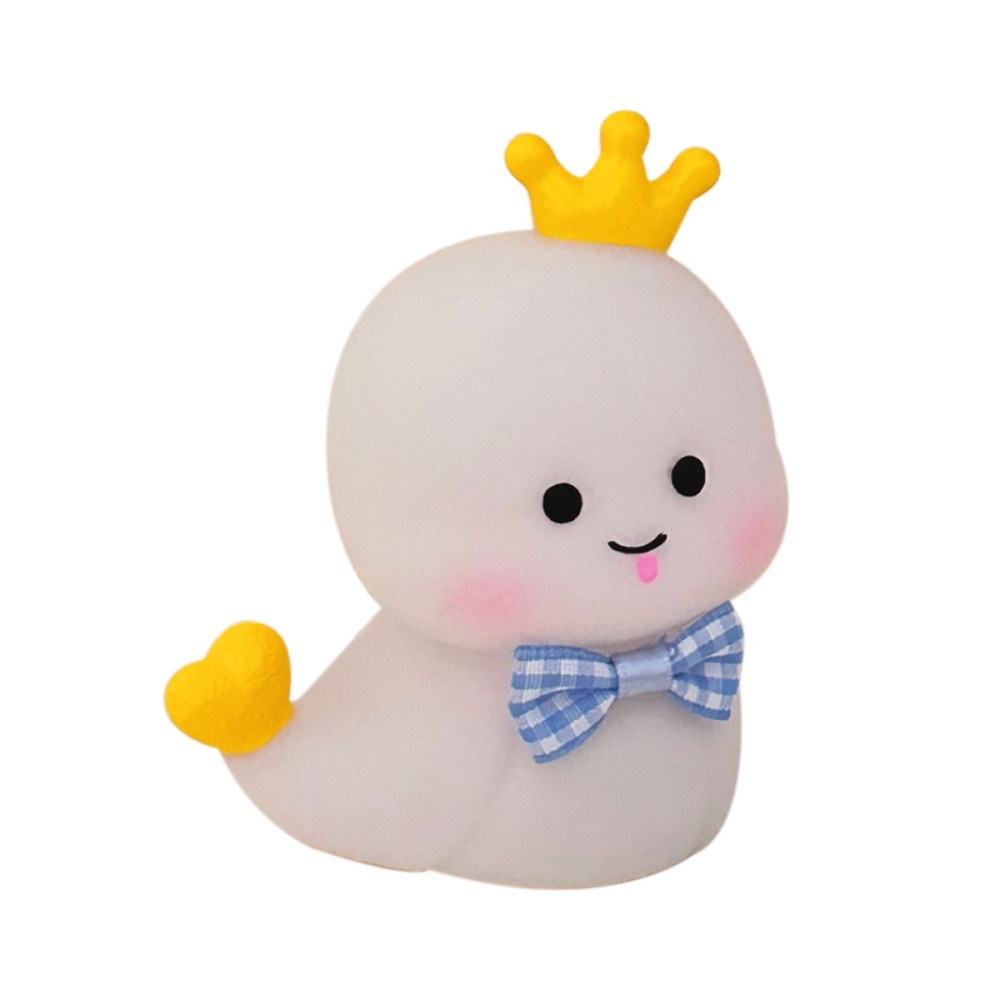 Caricatura serpiente pequeña luz nocturna creativa cabeza de cama luz de atmósfera para niños regalos de Año Nuevo mercado nocturno puesto de luz nocturna al por mayor