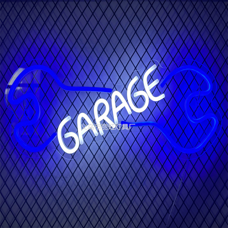 跨境led霓虹灯招牌亚克力发光字汽车修理厂霓虹装饰灯灯牌