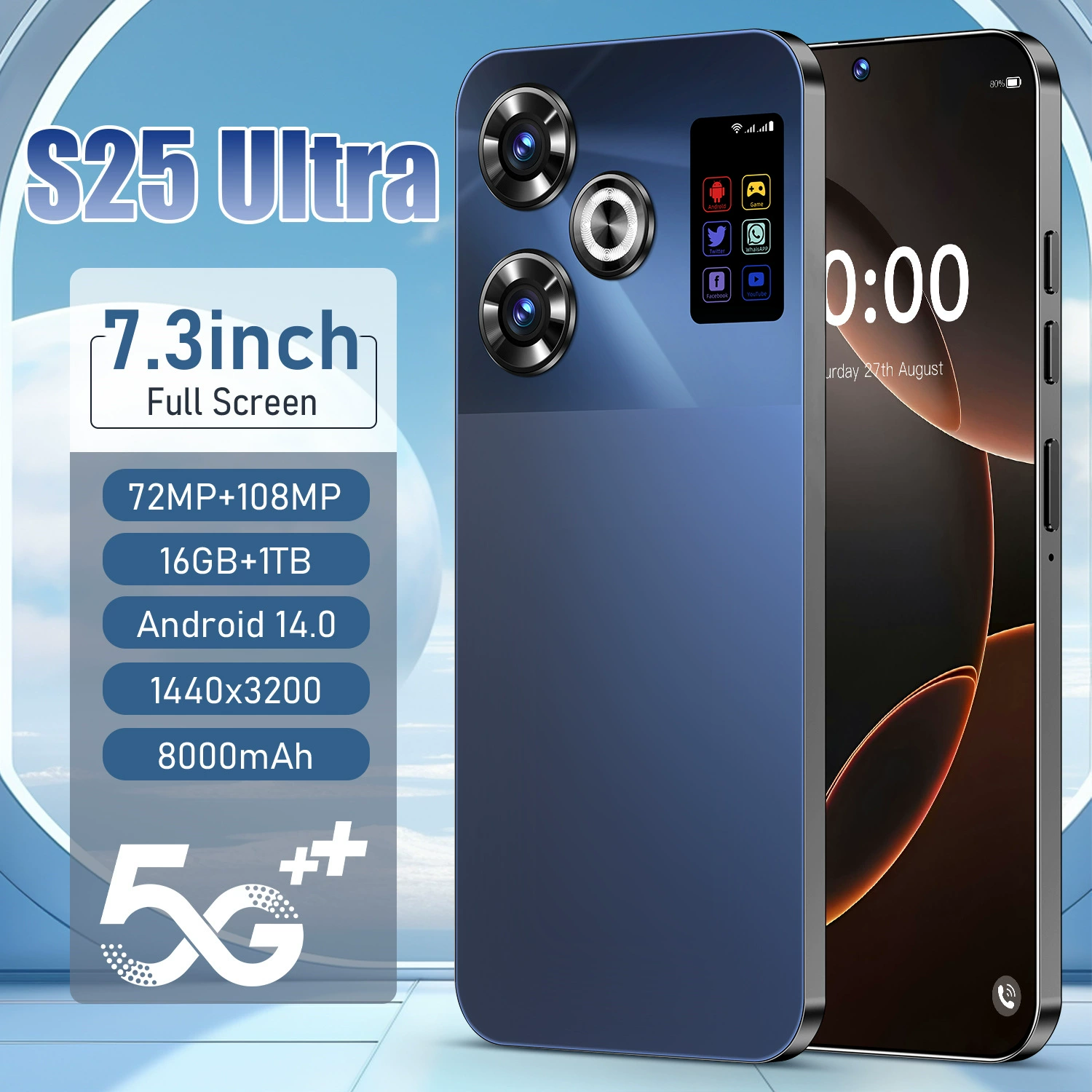 Мобильный телефон, умные часы, S25, Android, оптовая поставка