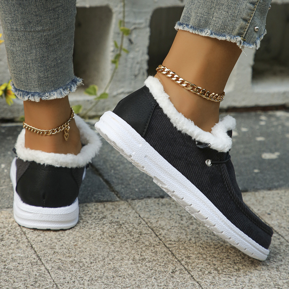 Warm Women's Winter Snow Boots With Fleece Lining And Thick Sole_voghion.com