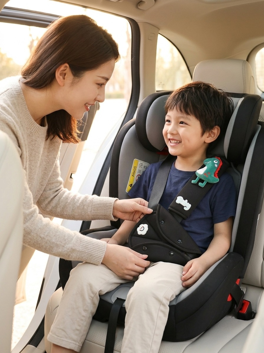 Car Seatbelt Shoulder Pad, Children's Anti-Neck Strangulation Protective Cover, Cartoon Car Seatbelt Belly Protector, Cross-Border Hot Item