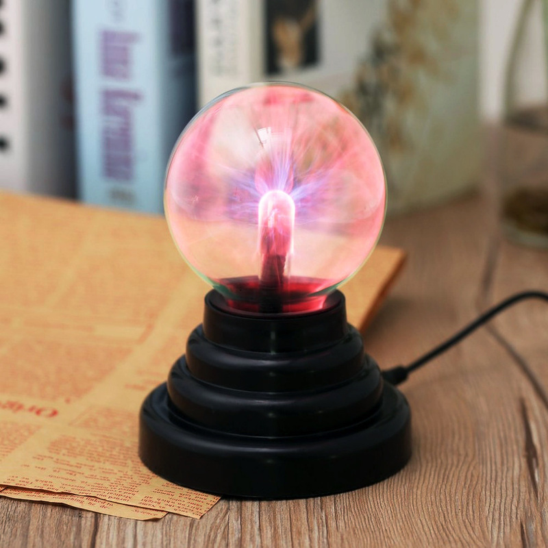 メーカー直販 USB電池 静電気マジックボール 装飾品 雷発光ボール マジックボール 3inch イオンボール ナイトライト|undefined