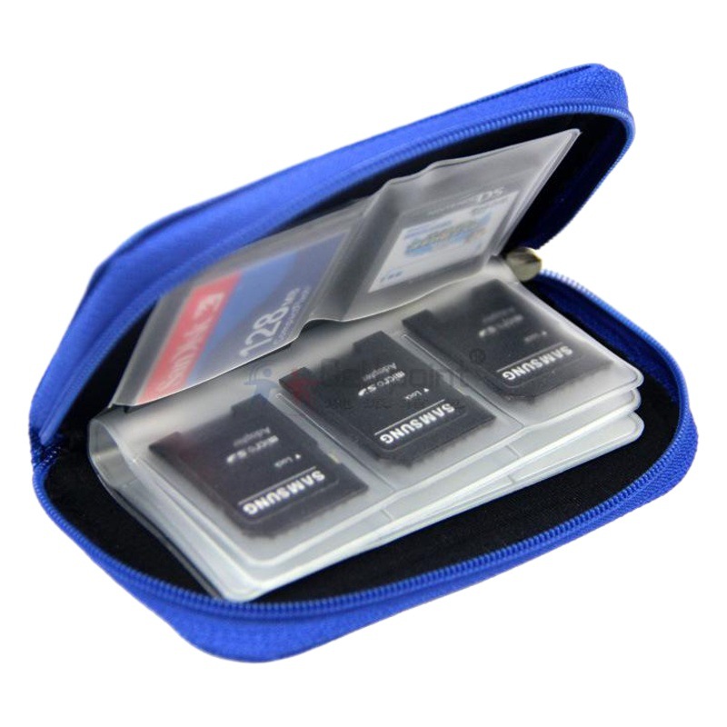 Spot 22 Card Slots Card Bag Multi-Function Card Holder Protective Cover Multi-Card Slot Memory Card Bag Ready-Made Memory Card Bag