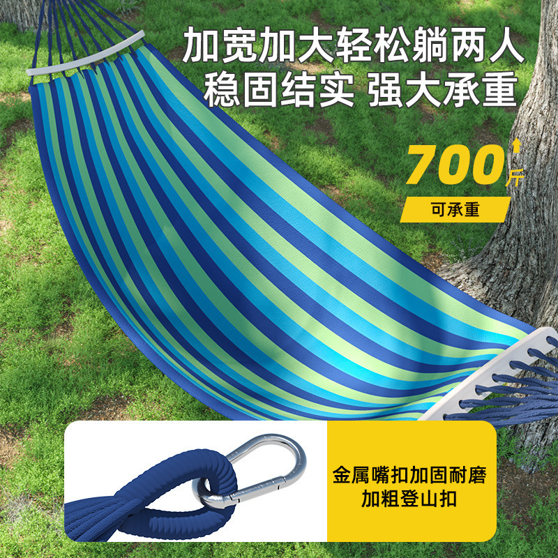 hamaca al aire libre campamento adulto columpio interior anti-rollback para una sola persona doble reforzada dormitorio dormitorio dormitorio dormir tumblr