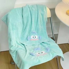 コーラルベルベットバスタオルセット、吸水性、柔らかく厚みのある、速乾性、家庭用タオル、吸水性、速乾性ヘアドライキャップ、バスタオル卸売