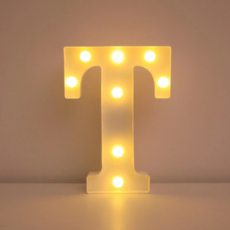 26 lámparas de letras INS viento digital modelado luz de atmósfera propuesta de boda fiesta de cumpleaños decoración de luces