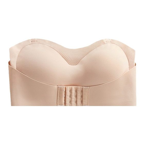 Front Buckle Strapless Non-slip Small Chest Push-up Girls' Tube-top Underwear Non-rimless Anti-running Light Wrapping Thin Bra