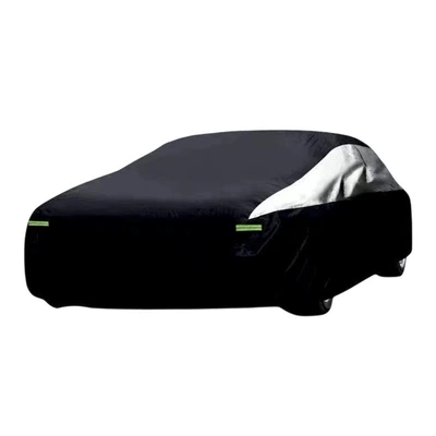 Car clothing – insulation, full cover car accessory - hatchback-2s-35m-365m-black-silver