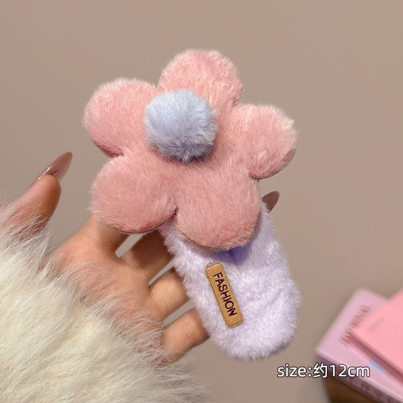 女性用のかわいい布製ヘアピン、後頭部用の高級ヘアピン、大きなワンラインのカモノハシクリップ、ヘアピンとヘッドバンド|undefined