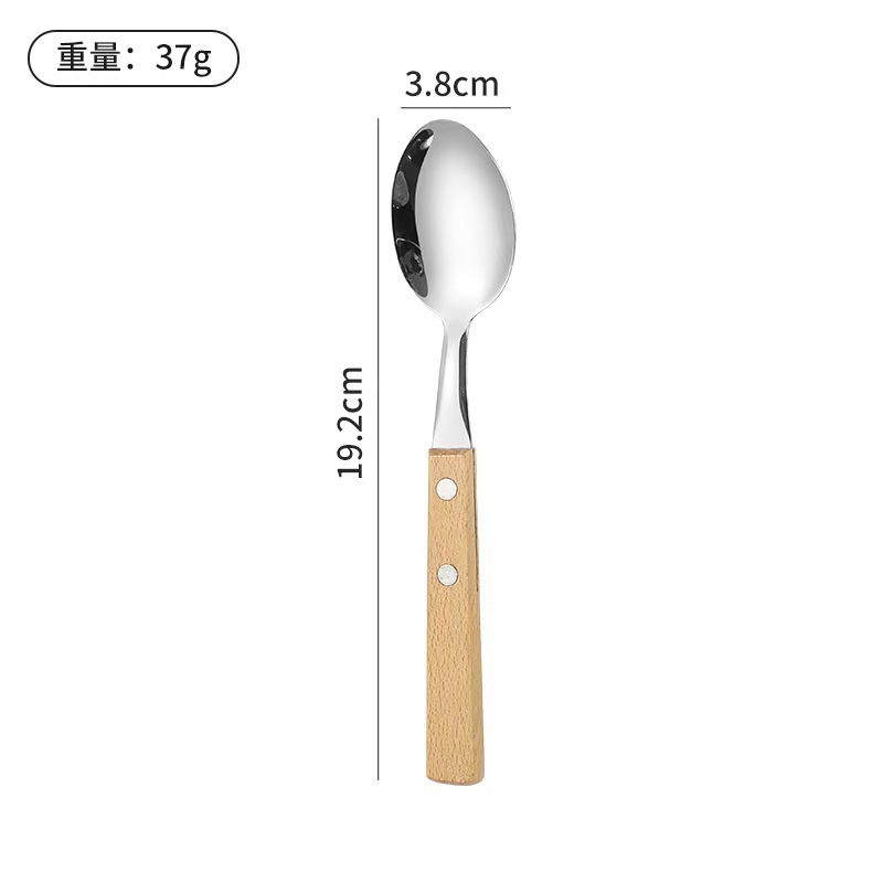304 ステンレス鋼のナイフ、フォーク、スプーン、日本と西洋の食器、ローズウッドハンドル、ステーキナイフ、テーブルスプーン、テーブルフォーク、高級レストラン食器|undefined