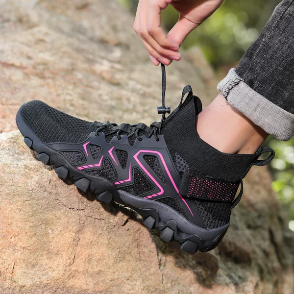 Outdoor Hiking Shoes Water sneaker Cross-border Tracing Shoes European and American plus size Men's Breathable High-top Mesh Hiking Shoes
