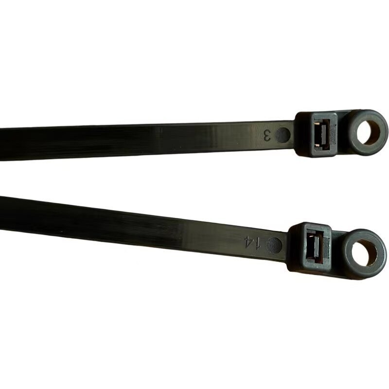 固定头式尼龙扎带8*380mm X52汽车扎带 100条/包 紧固扎带