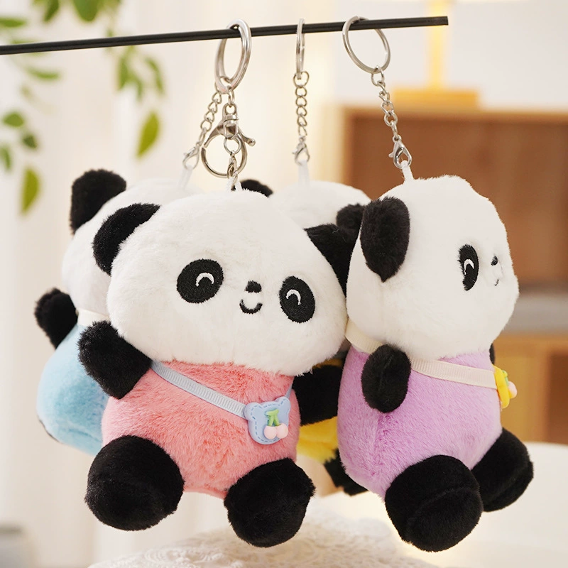 Симпатичная гигантская панда маленькая подвеска национальная сокровищница панды кукла плюшевая игрушка брелок маленькая медвежонка кукла тряпичная кукла оптом