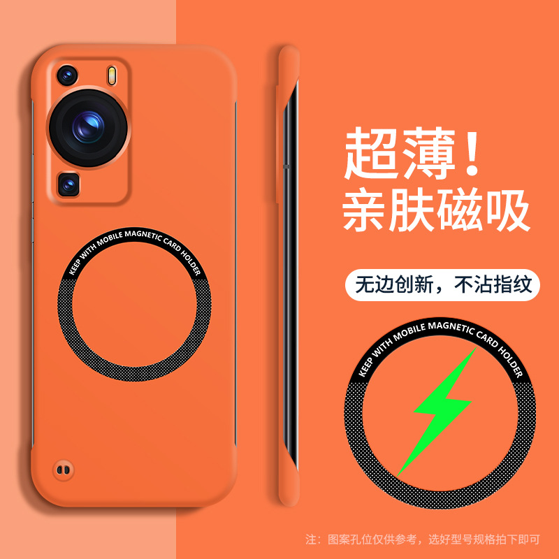Magnetic suction [Orange] heat dissipation breathable ◆ skin-friendly feel ◆ non-top film