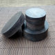Ebony solid wood round sandalwood diy handmade round cup padding tag accessories material wood craft