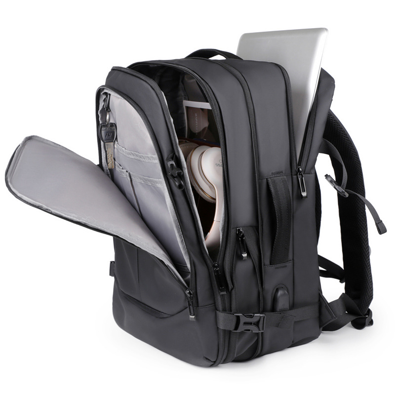 Mochila transfronteriza para hombres Mochila multifuncional portátil expandible Mochila de viaje al aire libre Mochila Mochila Mochila