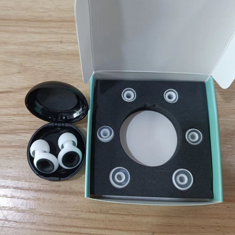 跨境定制款专供硅胶隔音降噪睡眠耳塞挂脖耳塞可定制产品logo颜色|undefined