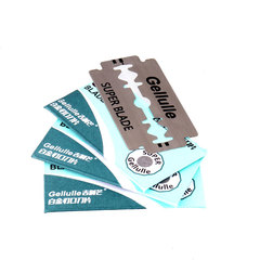 Source factory Gillimand stainless steel double-sided blade double-edged old-fashioned razor blade men's beard knife hanging card