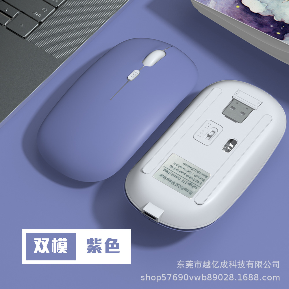 Dual-mode charging model: Purple (Bluetooth + 2.4G)